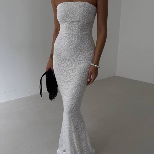 183847 TOPTAN BEYAZ ABİYE toptan bayan giyim