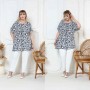 184081 patterned TUNIC toptan bayan giyim