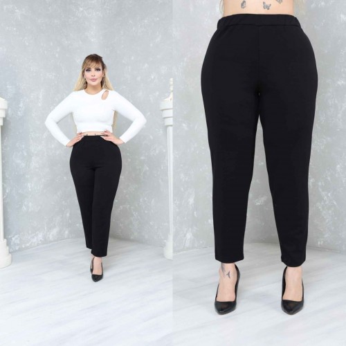 184090 TOPTAN SİYAH PANTOLON toptan bayan giyim
