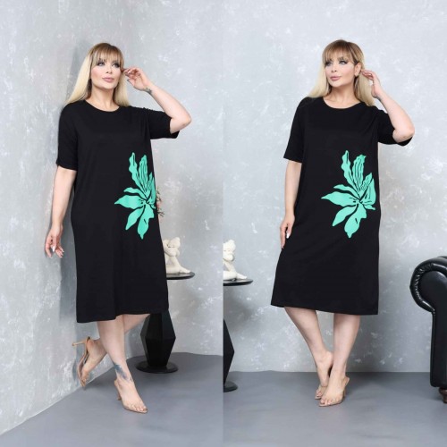 184095 TOPTAN SİYAH ELBİSE toptan bayan giyim