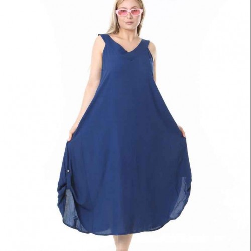 184117 TOPTAN LACİVERT ELBİSE toptan bayan giyim