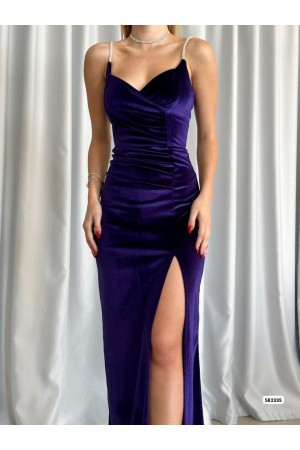 200426 purple Evening dress