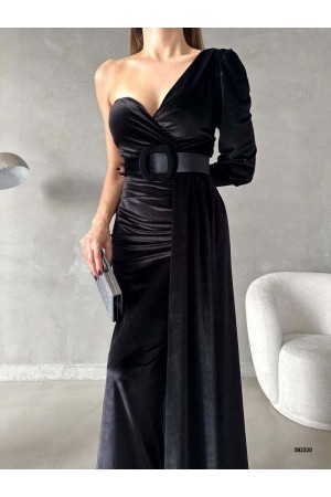 200440 черный Вечернее платье