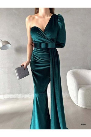 200442 Emerald Green Evening dress