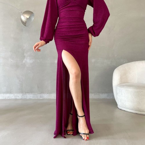 200460 TOPTAN MÜRDÜM ABİYE 200460 TOPTAN MÜRDÜM ABİYE toptan bayan giyim