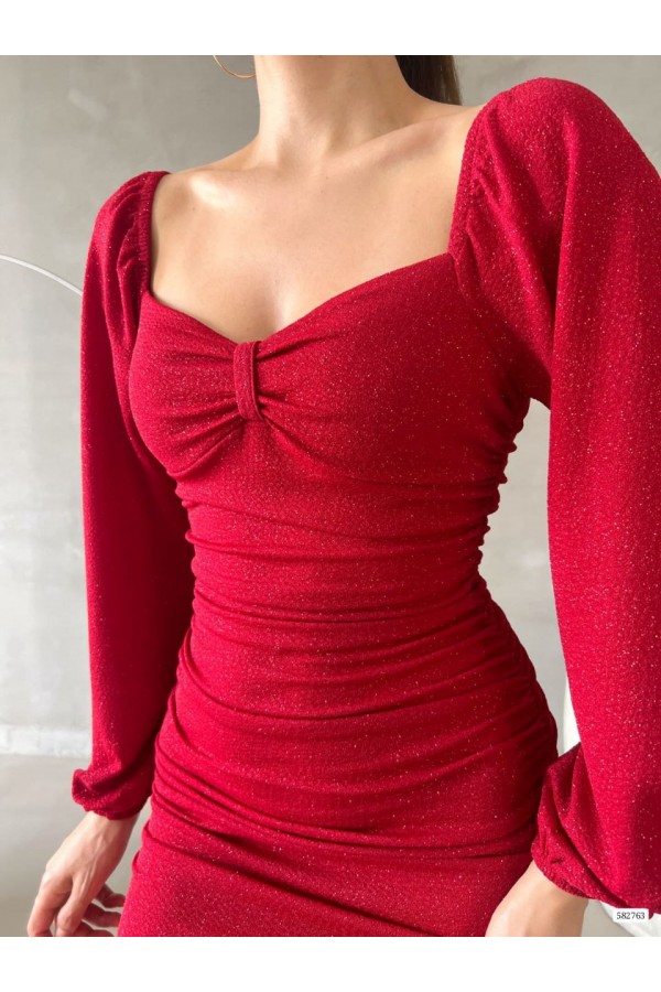 200464 red Evening dress
