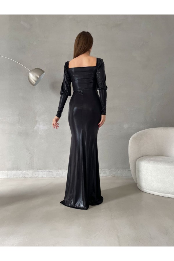 200537 черный Вечернее платье