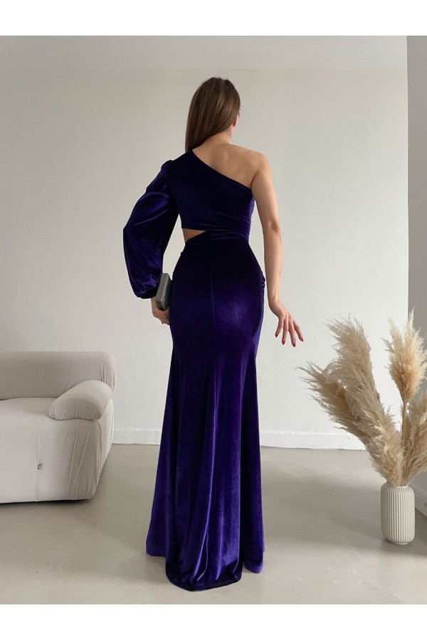 200545 фиолетовый Вечернее платье