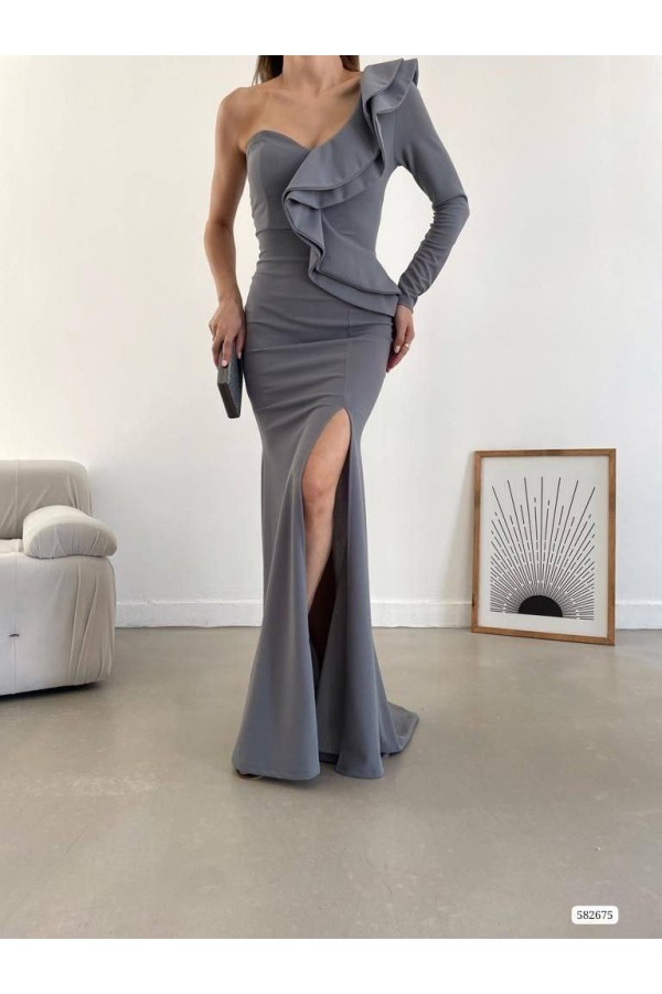 200569 Grey Evening dress