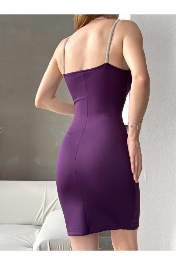 200614 purple Evening dress