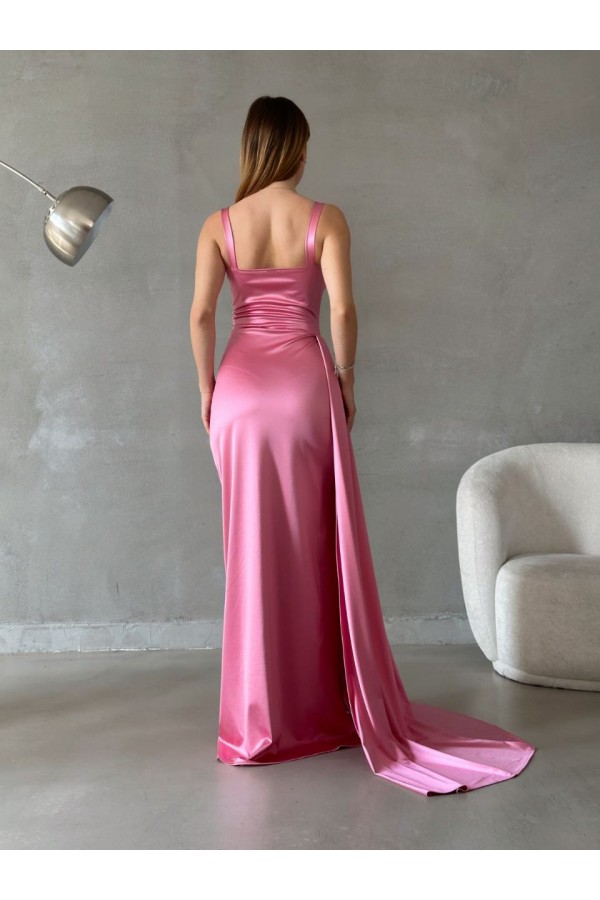 200624 розовый Вечернее платье