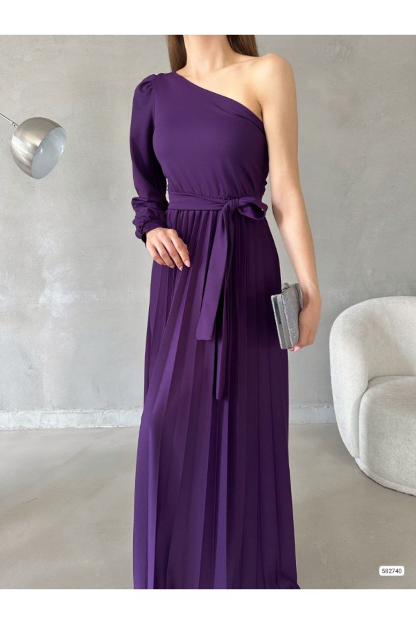 200654 фиолетовый Вечернее платье