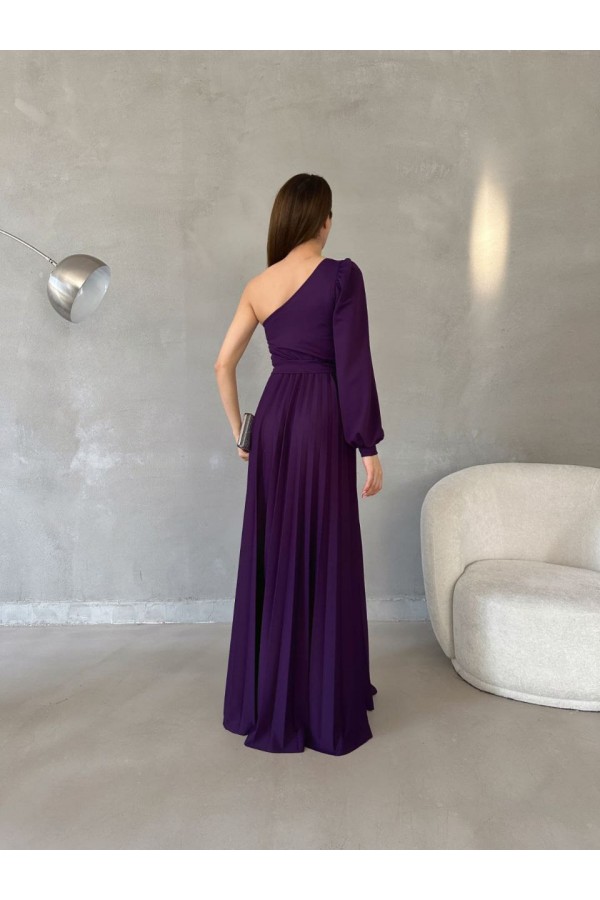 200654 фиолетовый Вечернее платье