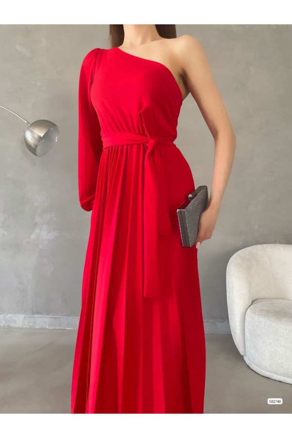 200655 red Evening dress