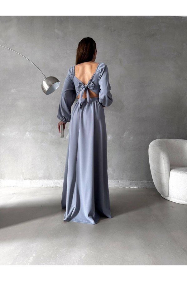 200664 Grey Evening dress