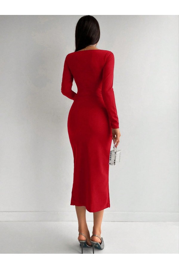 200670 red Evening dress
