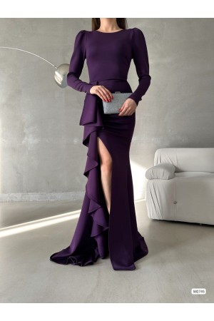 200731 фіолетовий Вечірня сукня