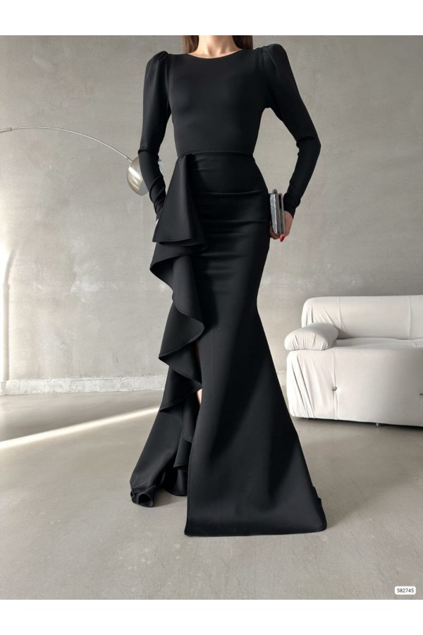200732 черный Вечернее платье