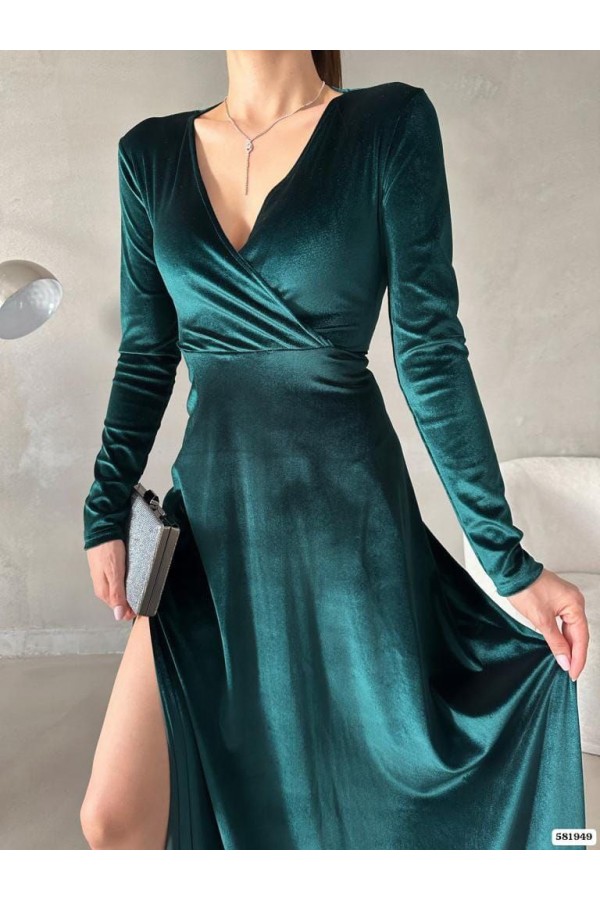 200742 Emerald Green Evening dress