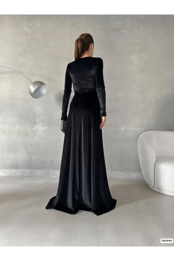200744 black Evening dress