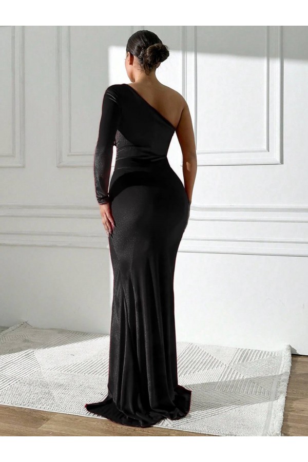 201310 black Evening dress