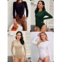 201959 Emerald Green BODYSUIT