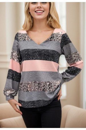 202103 patterned BLOUSE