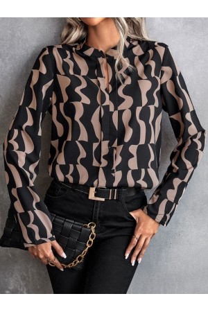 202211 patterned BLOUSE