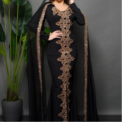 202324 TOPTAN SİYAH ABİYE toptan bayan giyim