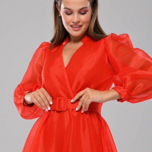 202354 TOPTAN KIRMIZI ABİYE 202354 TOPTAN KIRMIZI ABİYE toptan bayan giyim