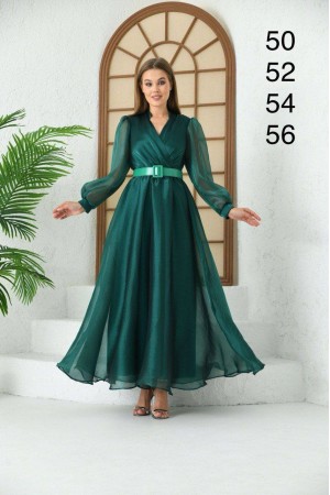 202355 Смарагдовий зелений Вечірня сукня