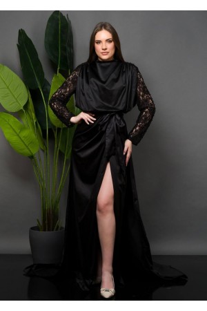 202387 черный Вечернее платье