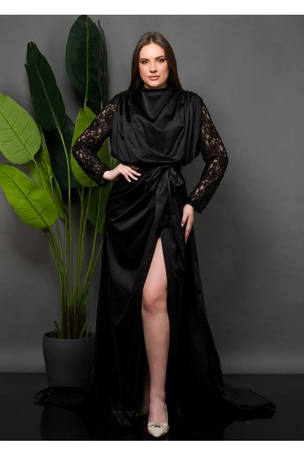 202387 черный Вечернее платье