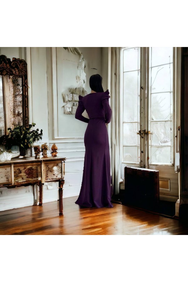 202460 purple Evening dress