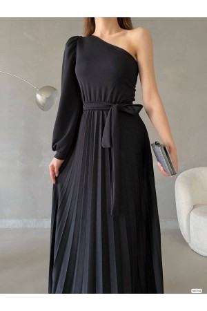 202495 أسود فستان المساء