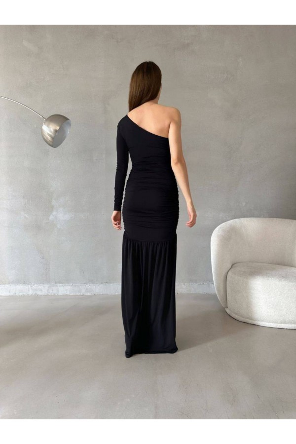 202501 черный Вечернее платье