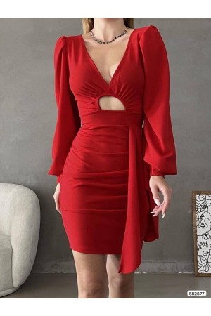 202520 red Evening dress
