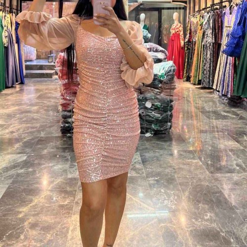 202547 TOPTAN PUDRA ABİYE 202547 TOPTAN PUDRA ABİYE toptan bayan giyim