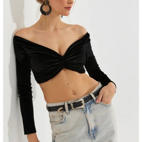 202608 TOPTAN SİYAH BLUZ 202608 TOPTAN SİYAH BLUZ toptan bayan giyim