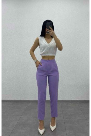 202727 lilac TROUSERS