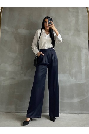 203139 Navy blue TROUSERS