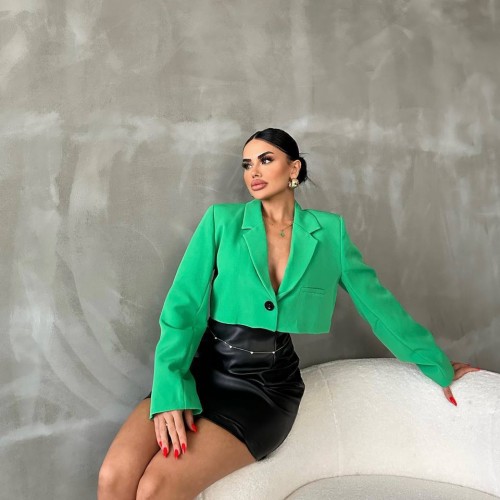 203147 TOPTAN YEŞİL CEKET 203147 TOPTAN YEŞİL CEKET toptan bayan giyim