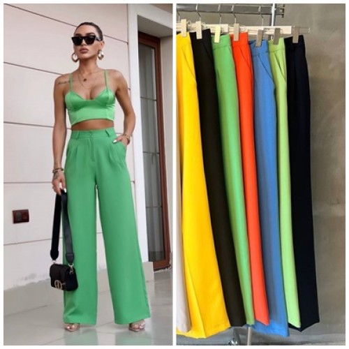 203175 TOPTAN SİYAH PANTOLON 203175 TOPTAN SİYAH PANTOLON toptan bayan giyim