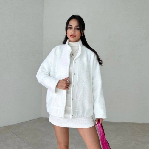 203247 TOPTAN BEYAZ CEKET 203247 TOPTAN BEYAZ CEKET toptan bayan giyim