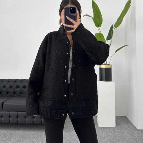 203248 TOPTAN SİYAH CEKET toptan bayan giyim