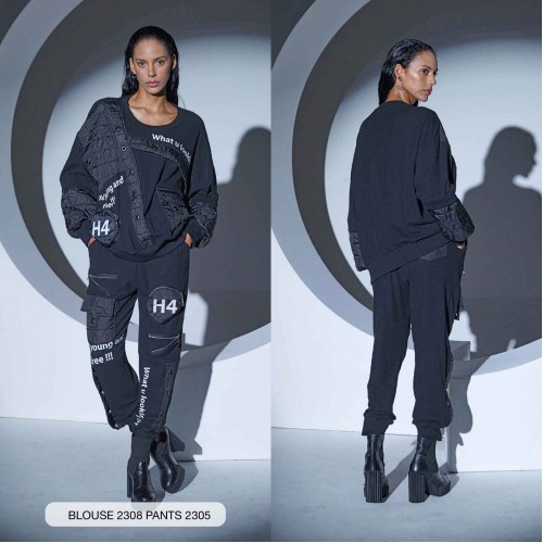 203289 TOPTAN SİYAH PANTOLON 203289 TOPTAN SİYAH PANTOLON toptan bayan giyim