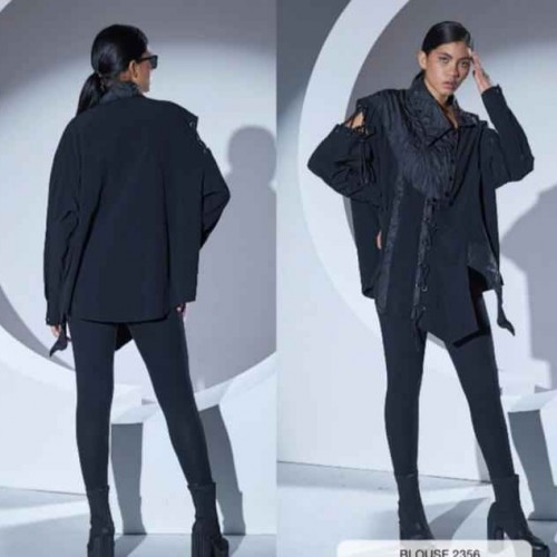 203375 TOPTAN SİYAH BLUZ 203375 TOPTAN SİYAH BLUZ toptan bayan giyim