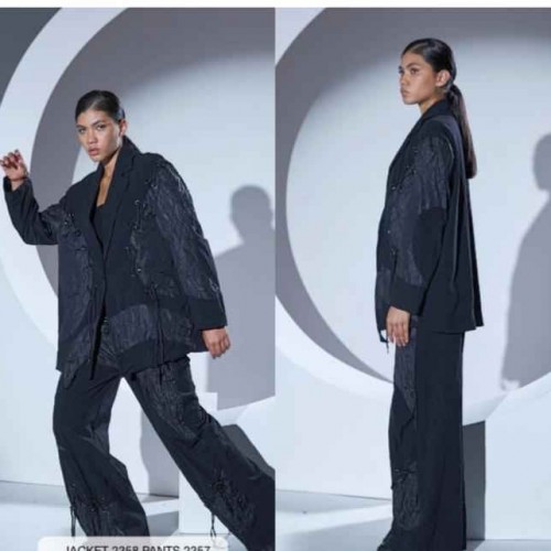 203400 TOPTAN SİYAH PANTOLON toptan bayan giyim