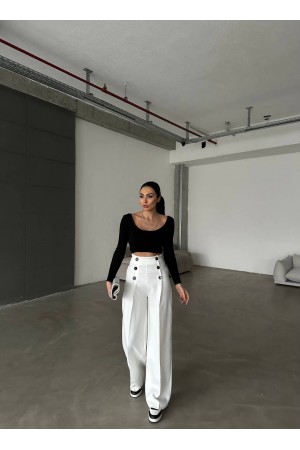 204191 white TROUSERS