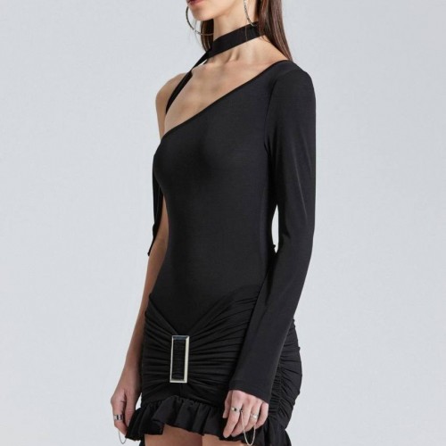 204278 TOPTAN SİYAH ELBİSE 204278 TOPTAN SİYAH ELBİSE toptan bayan giyim